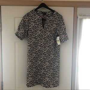 Karen Kane leopard print dress. NWT.